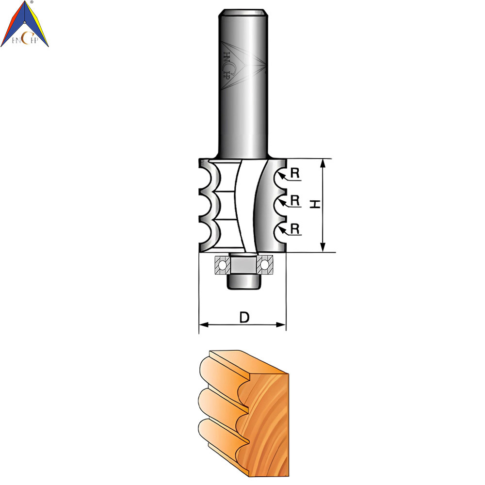CHP0902 - Convex Multi-Beading Router Bit