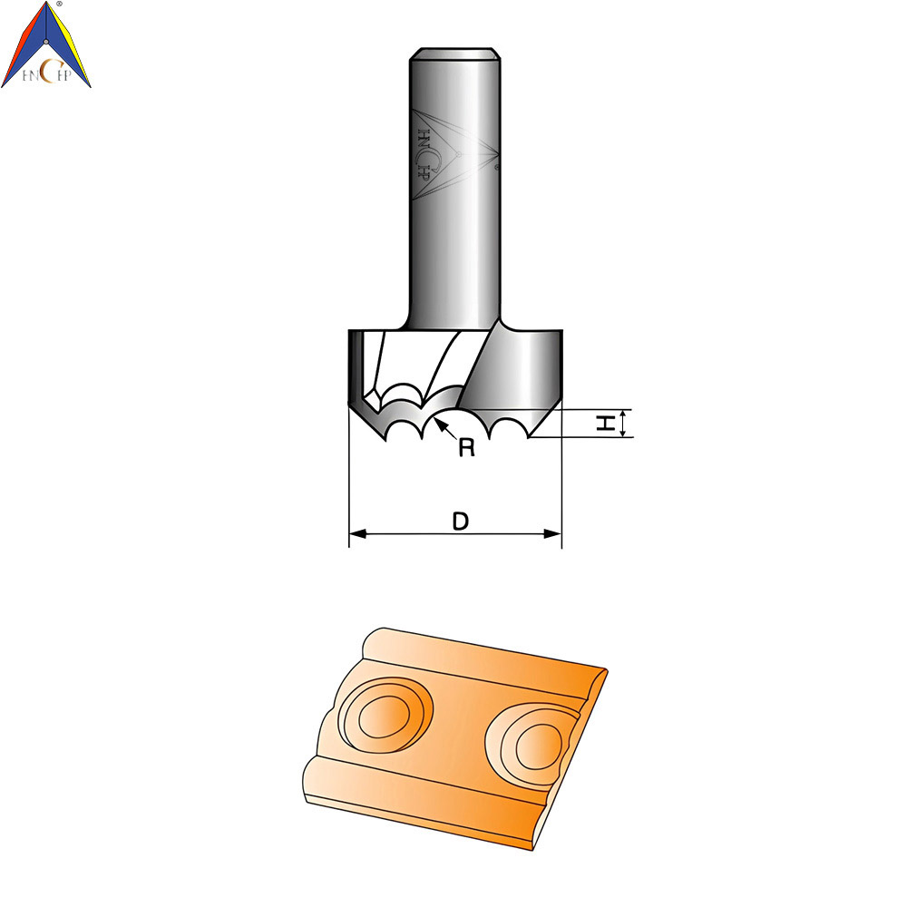 CHP0908 - Double Dragon Ball Router Bit