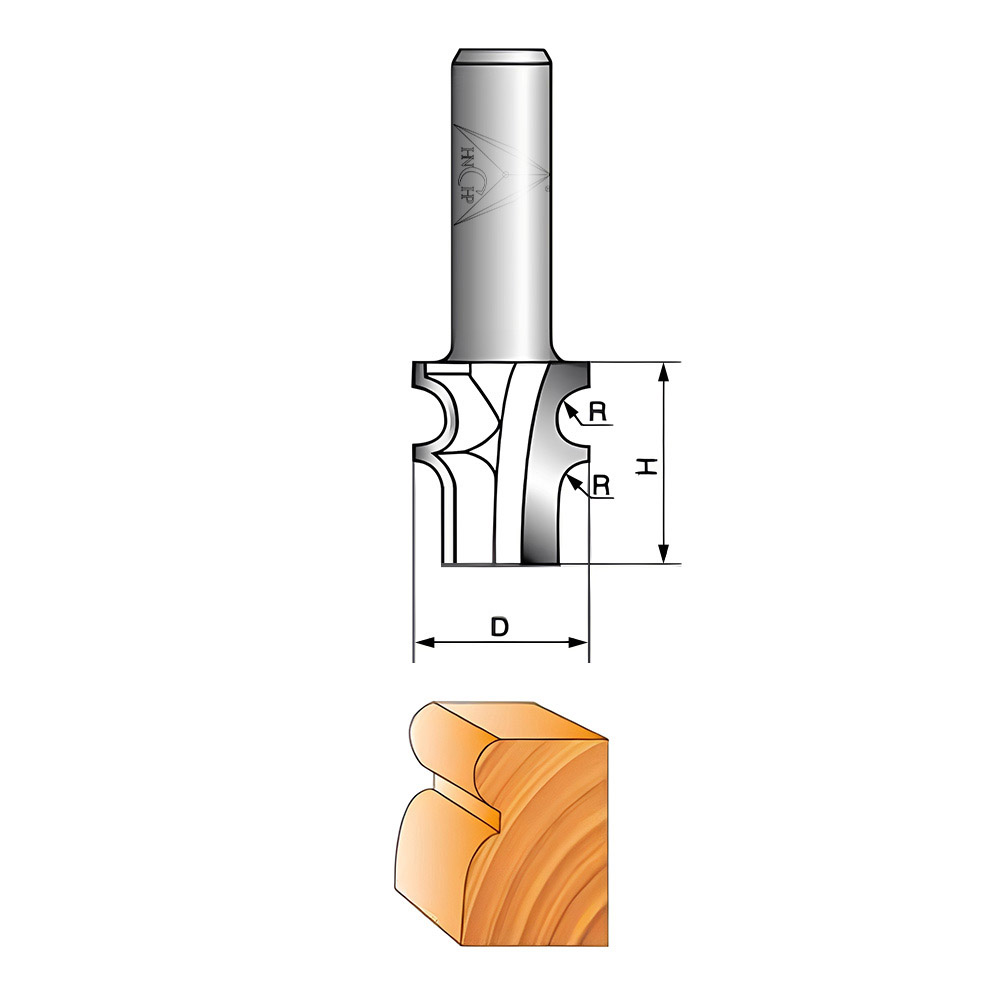 CHP0909 - Edge Beading Router Bit