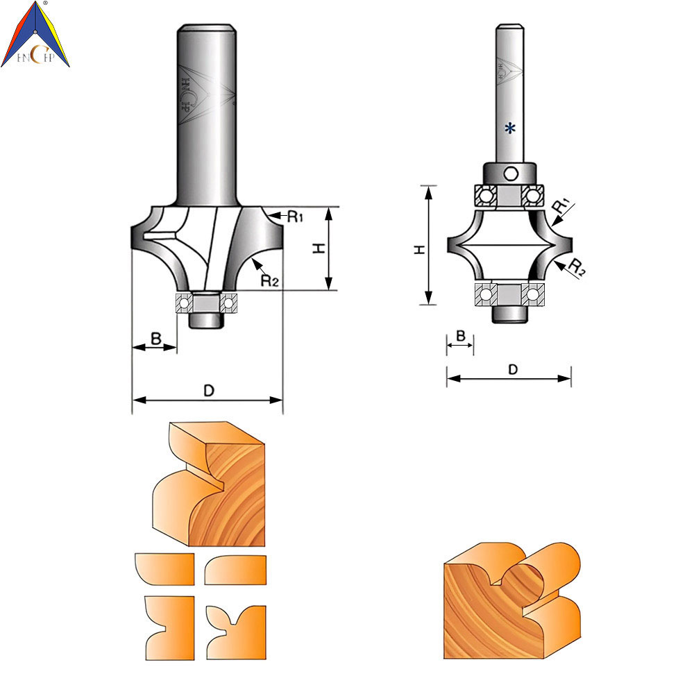 CHP0910 - Double Roundover Router Bit