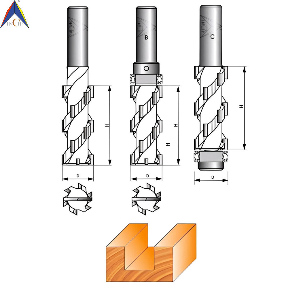 CHP0114 - Helical Cleaning Bottom Router Bit