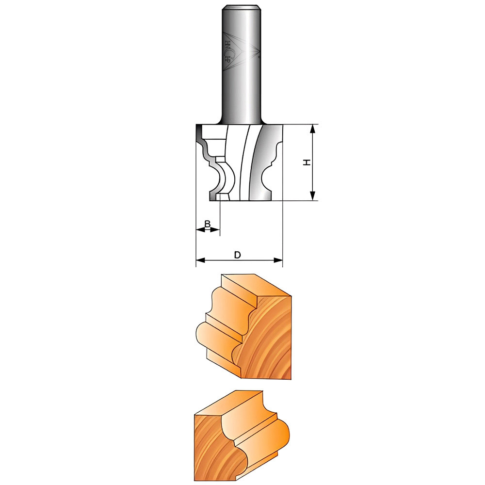 CHP1003 - Palace Type Router Bit