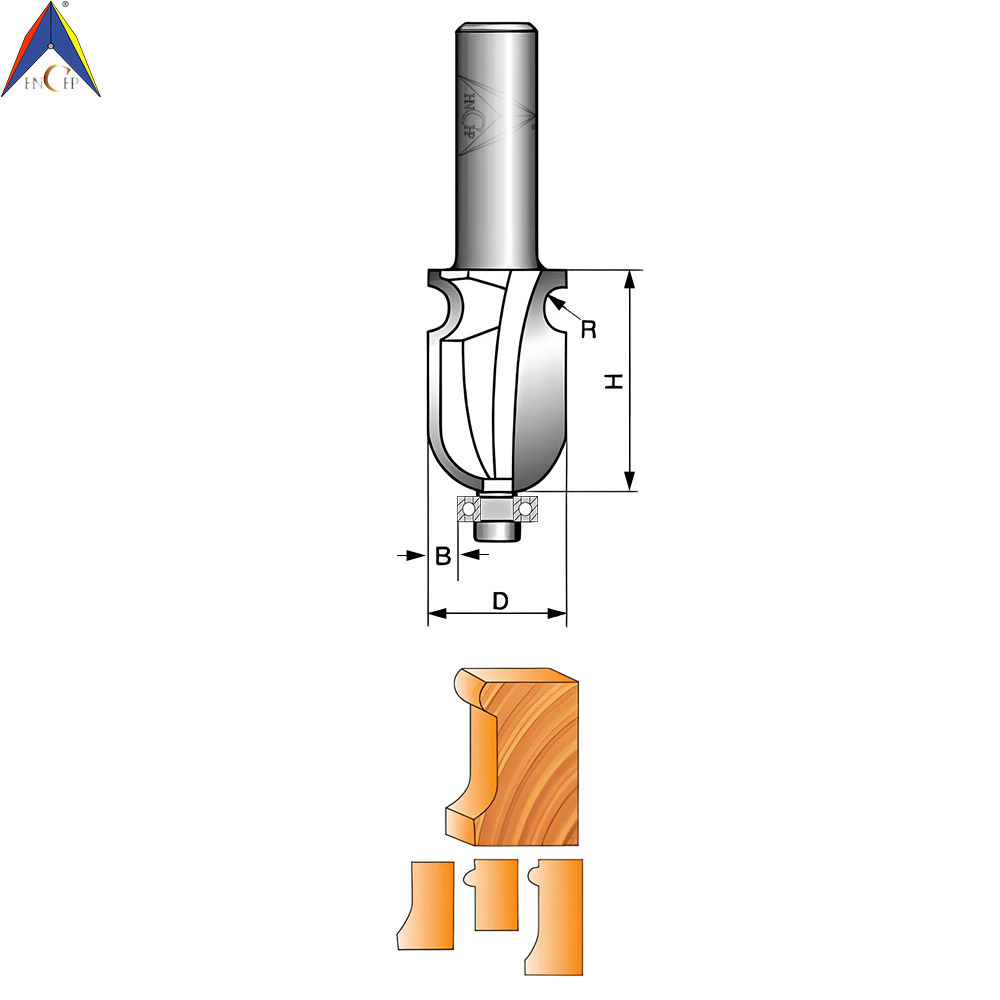 CHP1101 - Double Round Nose Router Bit