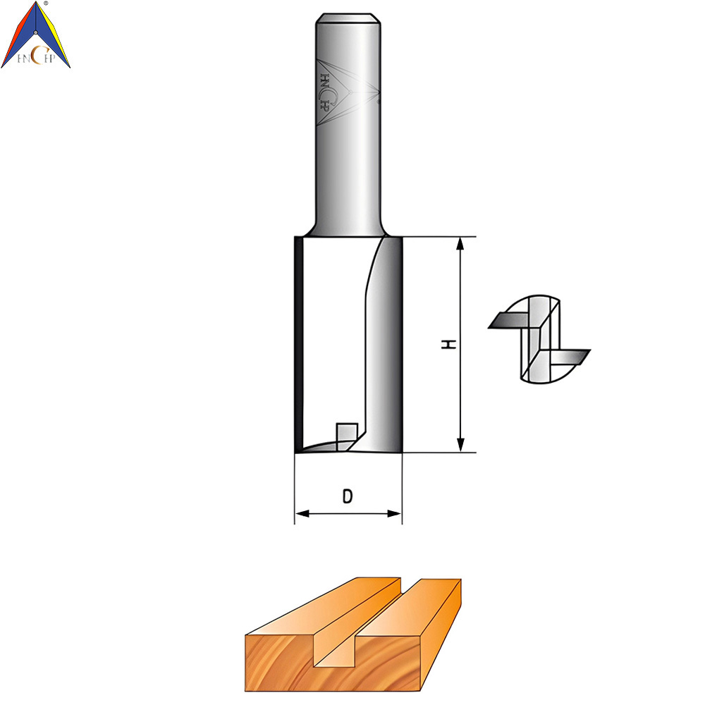 CHP0115 - Straight Router Bit With Bottom Tip