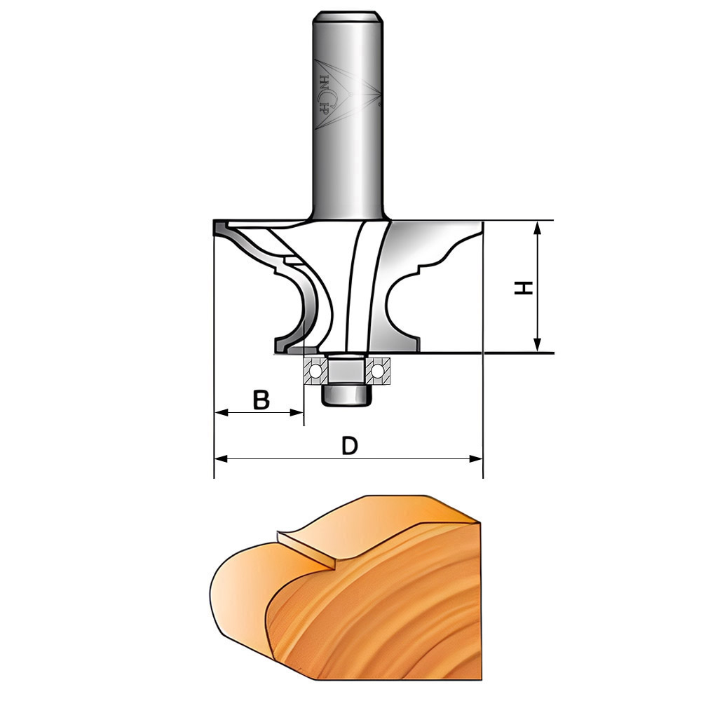 CHP1106 - Handrail Router Bit