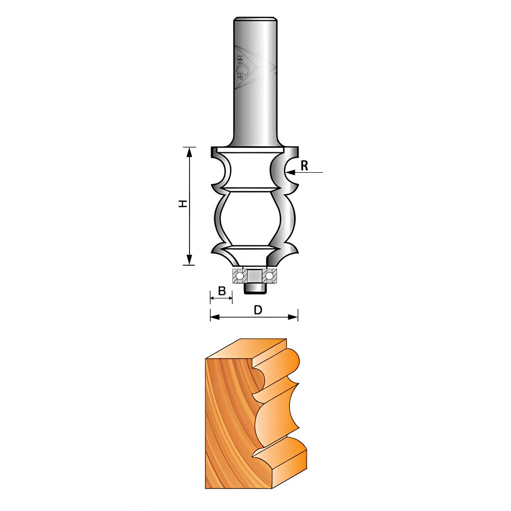 CHP1109 - Special Molding Router Bit