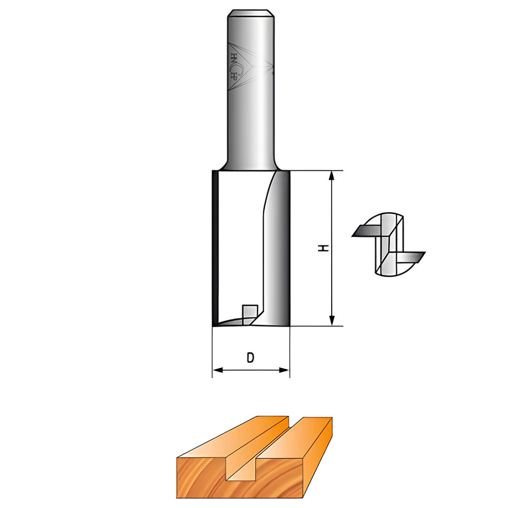 CHP0115 - Straight Router Bit With Bottom Tip