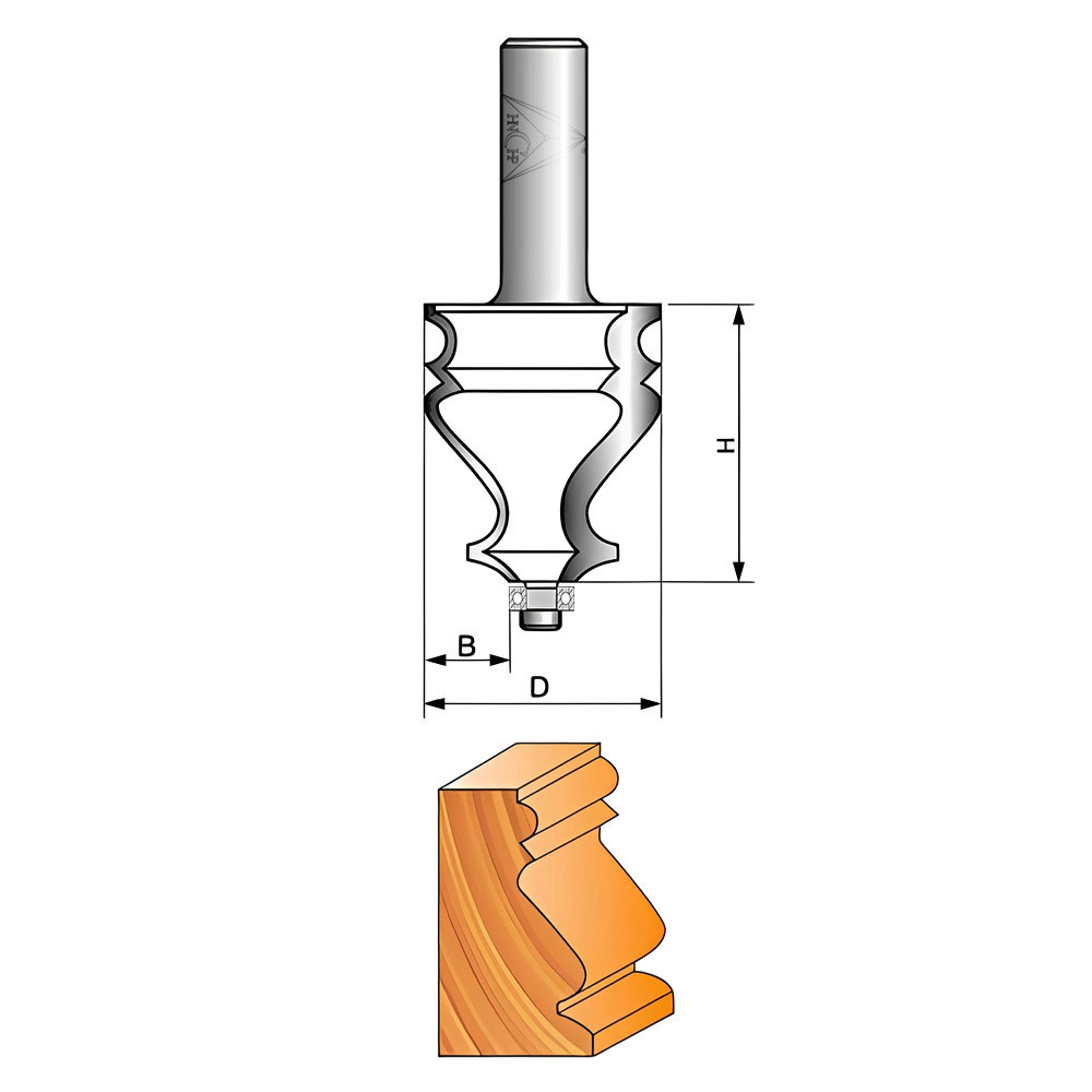 CHP1110 - Special Molding Router Bit
