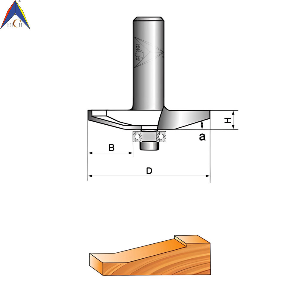 CHP1207 - 15° Raised Panel Router Bit