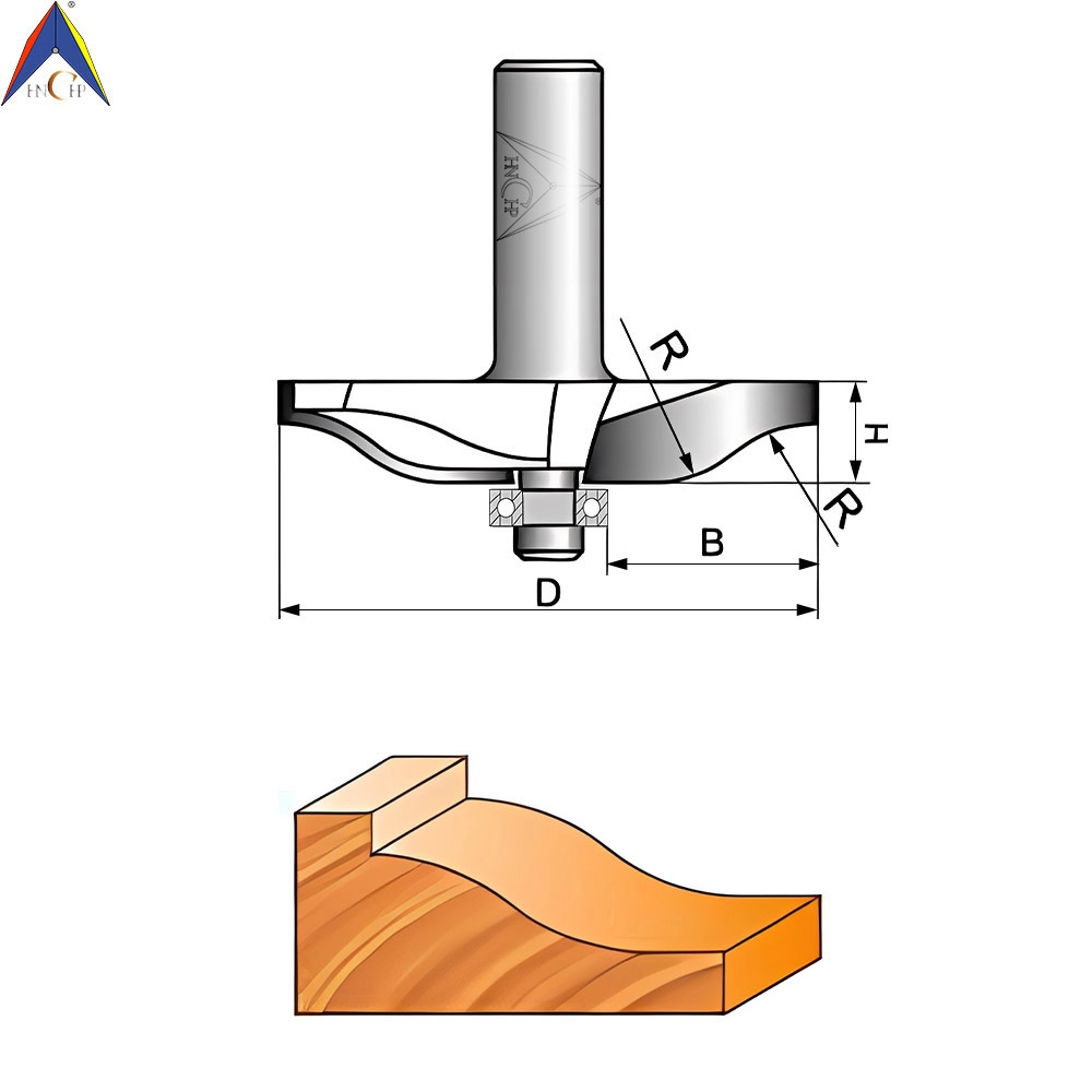 CHP1208B - Ogee Raised Panel Router Bit