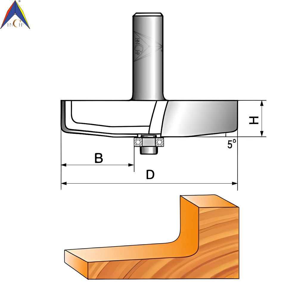 CHP1210 - 5° Raised Panel Router Bit