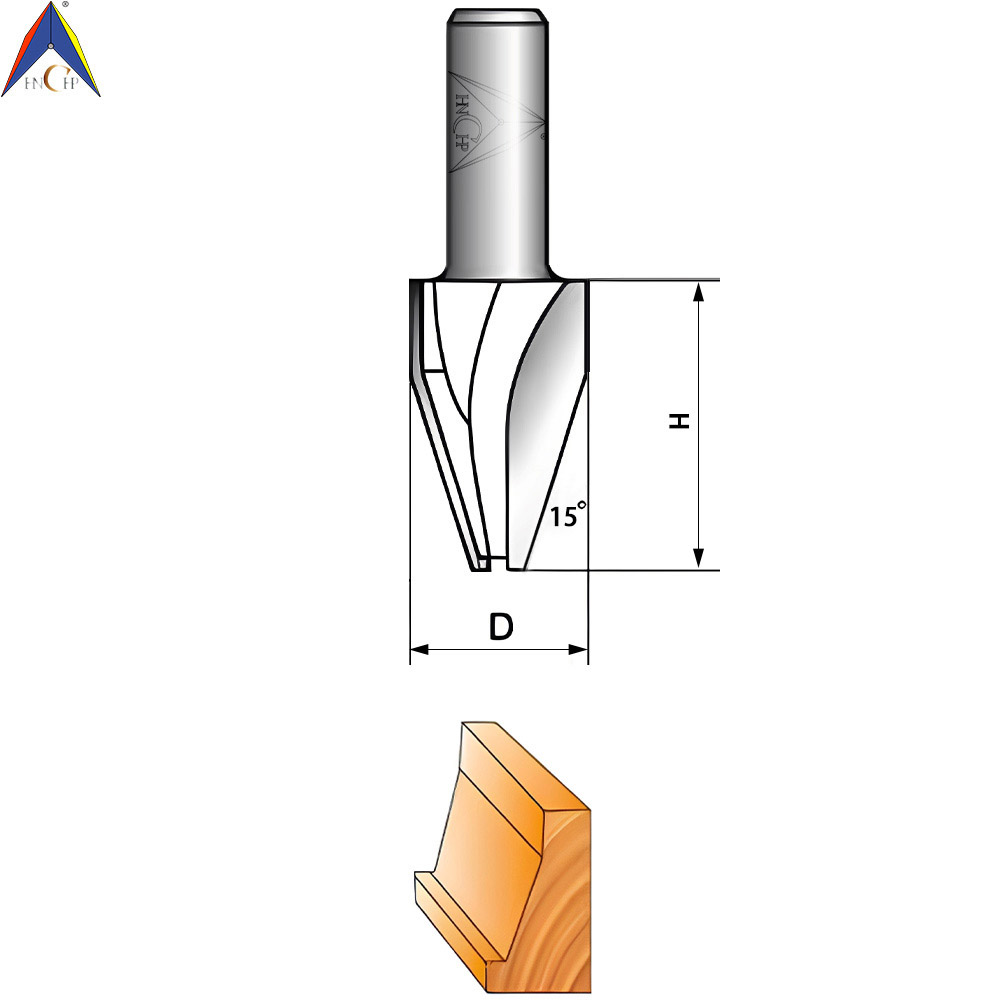 CHP1402 - 15° Vertical Raised Panel Router Bit