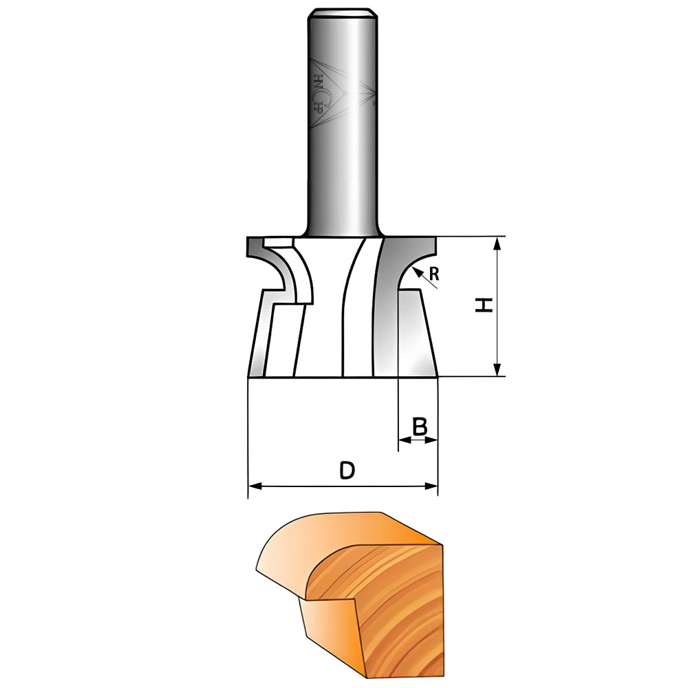CHP1502 - Door Lip Router Bit