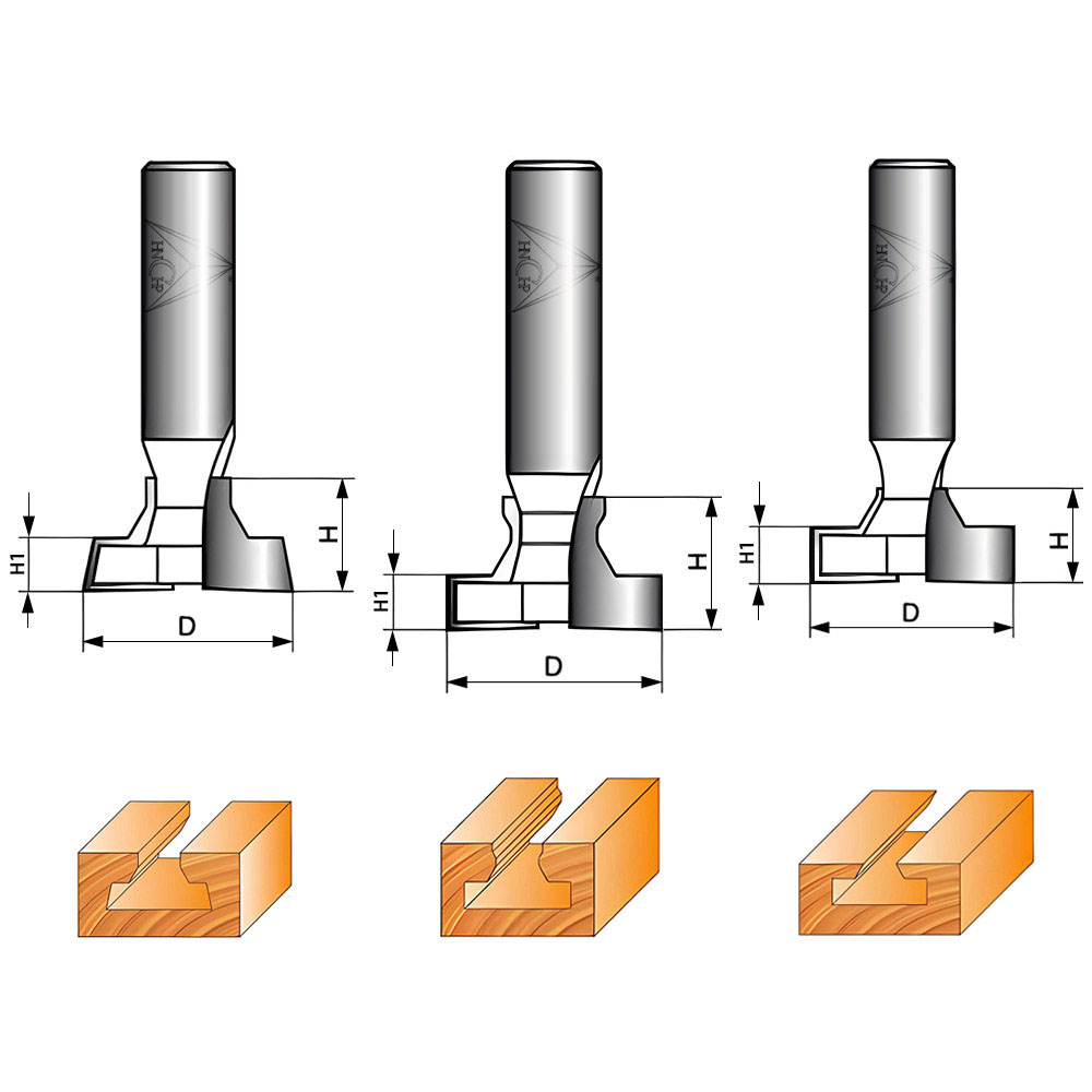 CHP1608 - Bevel Slotting Router Bit