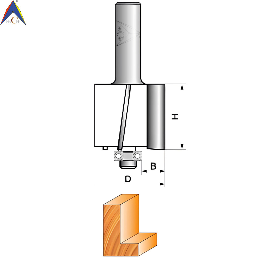 CHP1609 - 3 Flutes Rabbeting Router Bit