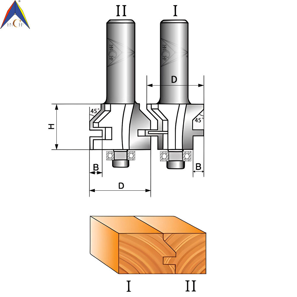 CHP1710 - Stile & Rail Assembles-45° Chamfer Set