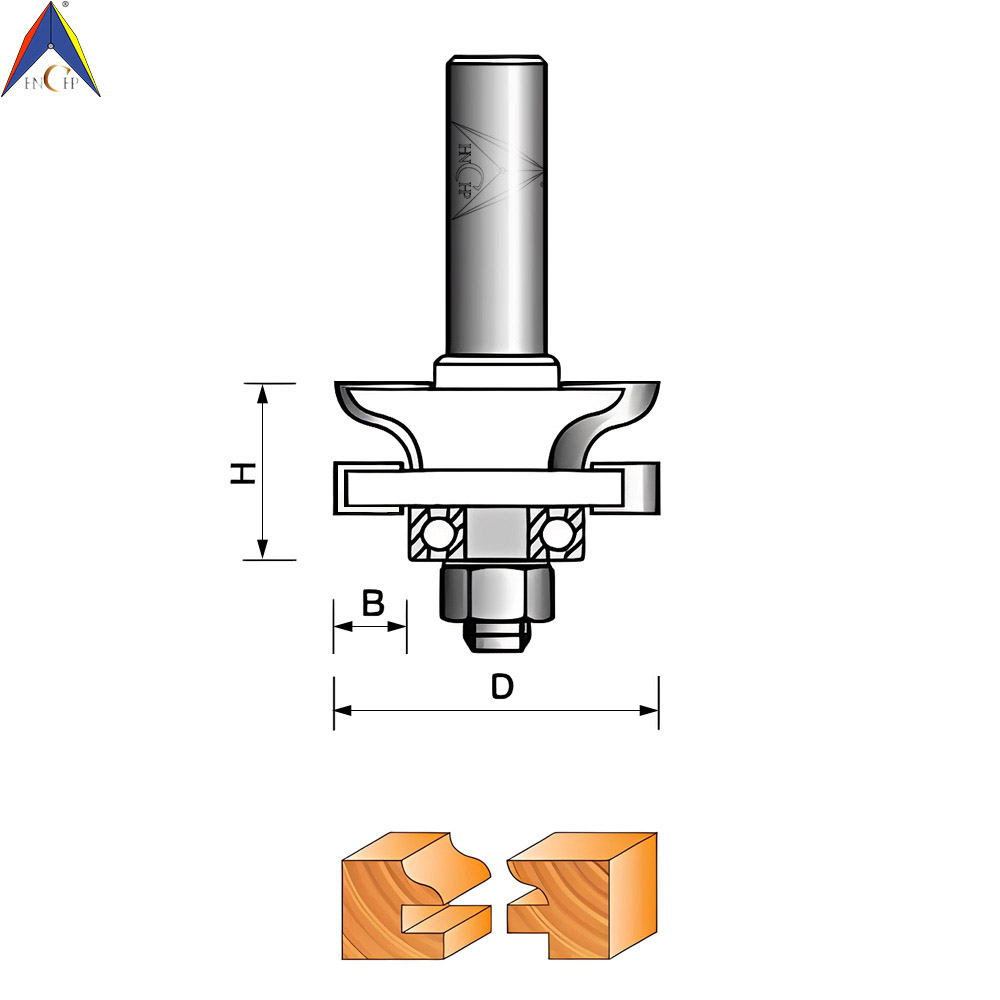 CHP1724 - Reversible Stile & Rail Classical Ogee Router Bit