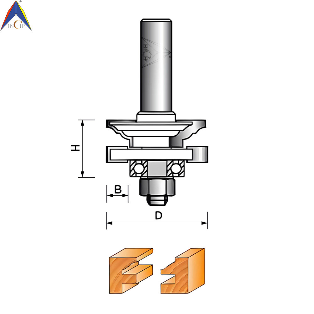 CHP1725 - Reversible Stile & Rail Classical Router Bit