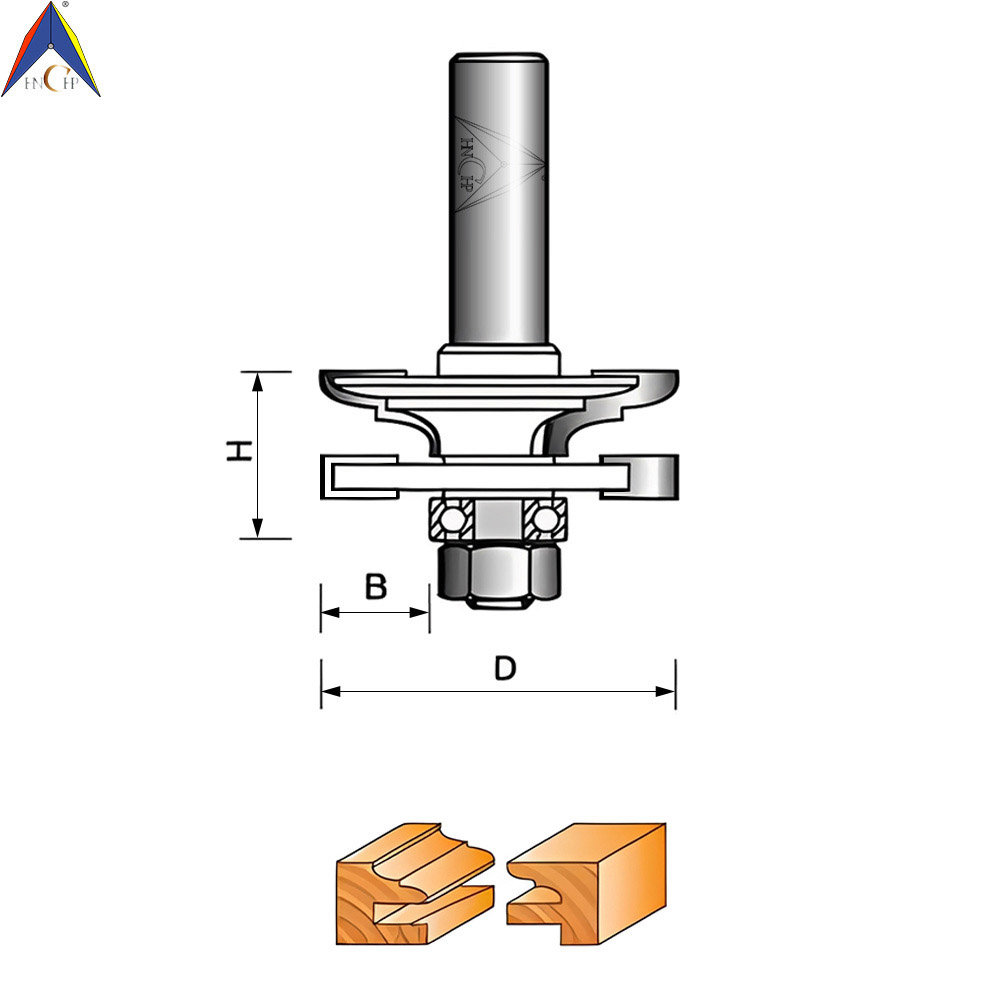CHP1726 - Reversible Stile & Rail Classical Router Bit