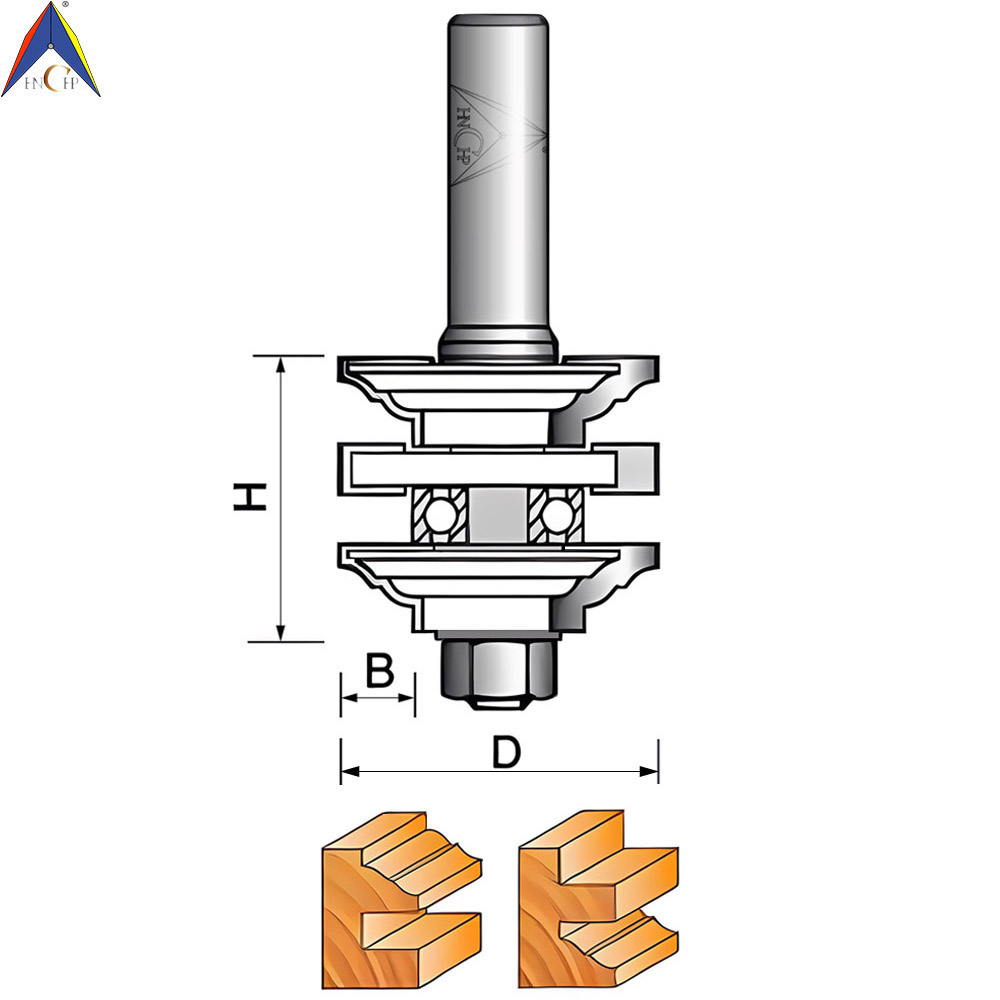 CHP1727 - Stacked Stile & Rail Classical Router Bit