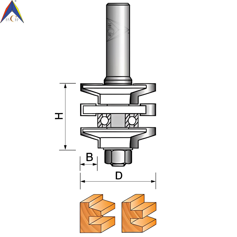 CHP1729 - Stacked Stile & Rail Chamfer Router Bit