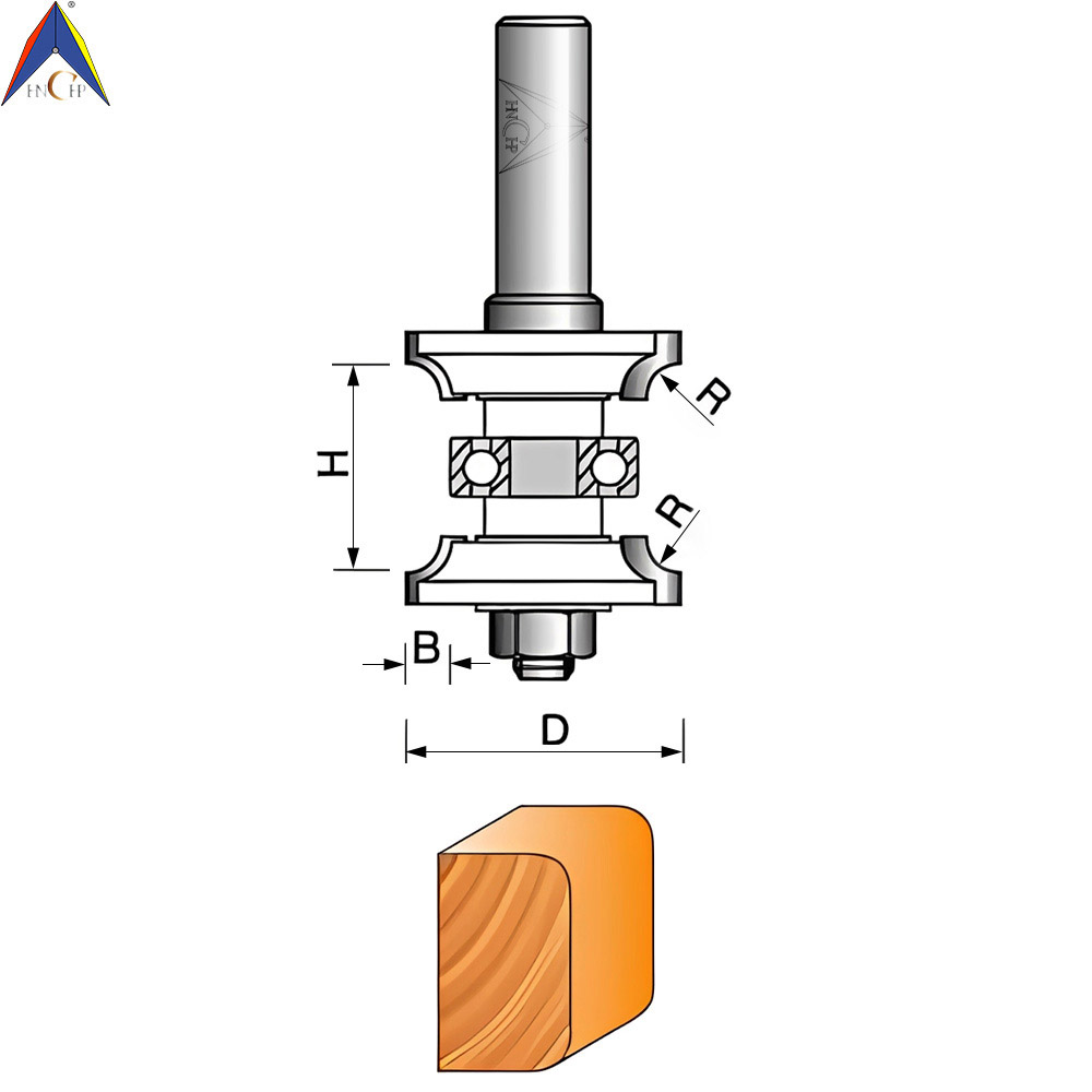 CHP1734 - Double Round Over Router Bit
