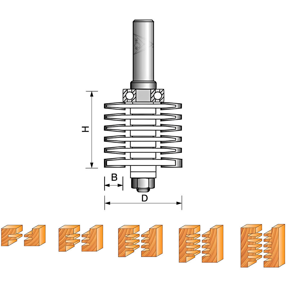 CHP1735 - Finger Joint Assembly Router Bit