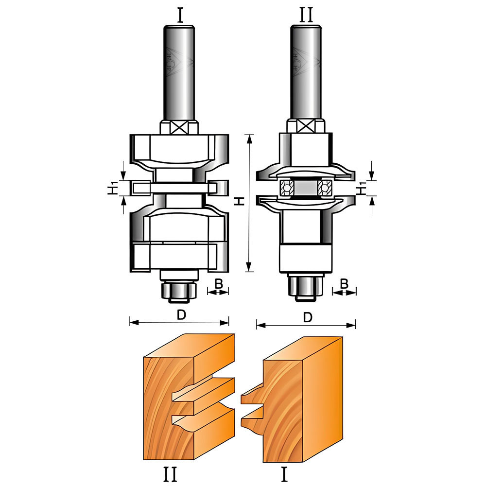 CHP1737 - Door Frame-Ogee Set