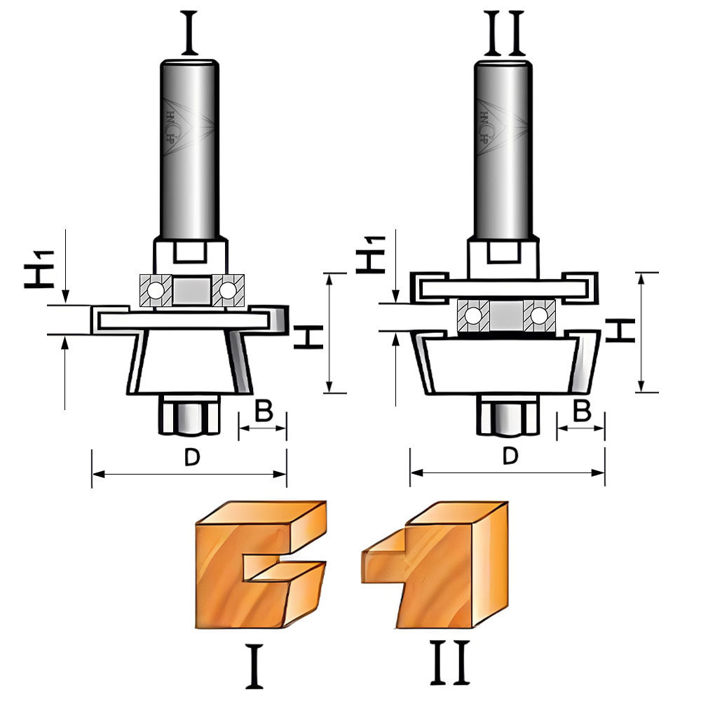 CHP1741 - 2pcs Shaker Door Set