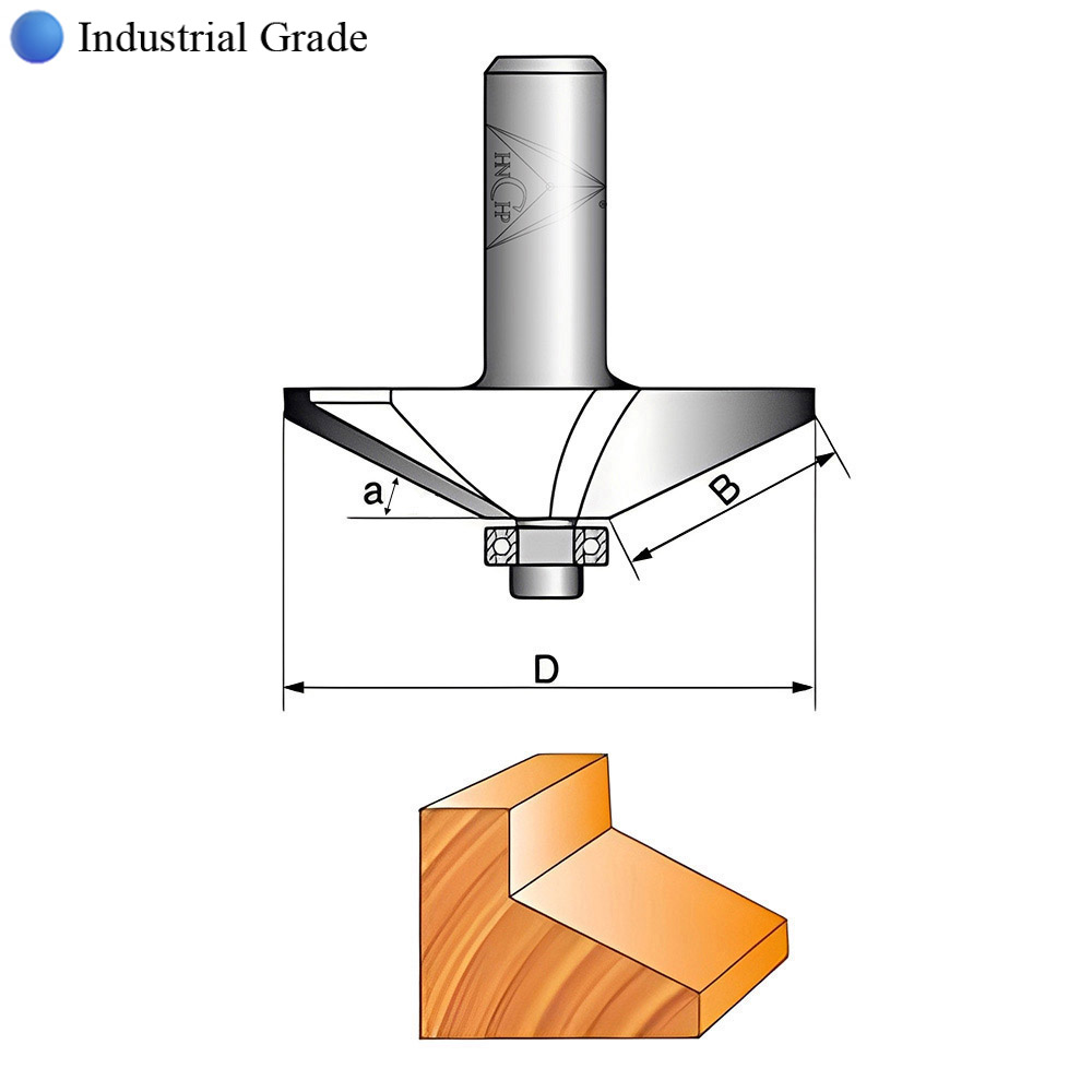 CHP0202 - Horse Nose Router Bit (Industrial Grade)