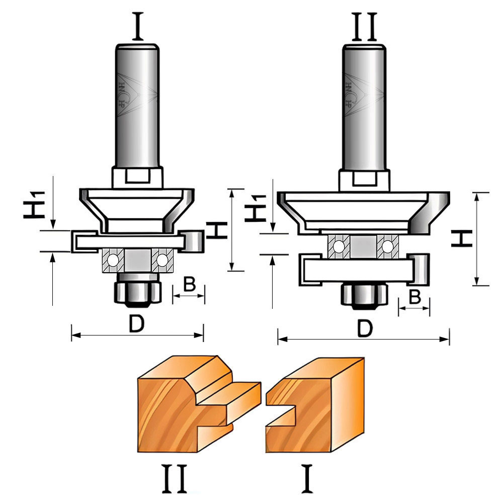 CHP1742 - 2pcs Flooring & V Joint Set