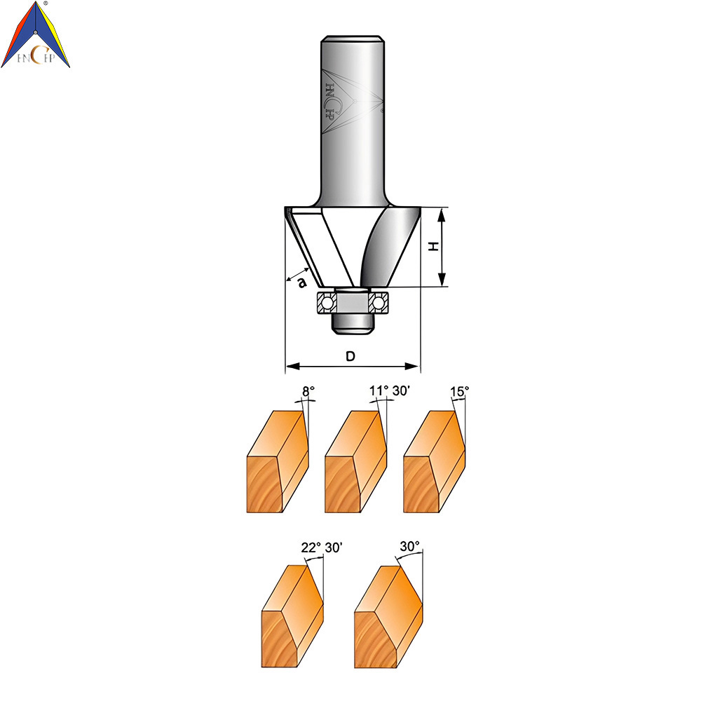 CHP0206 - Bevel Flush Trim Router Bit