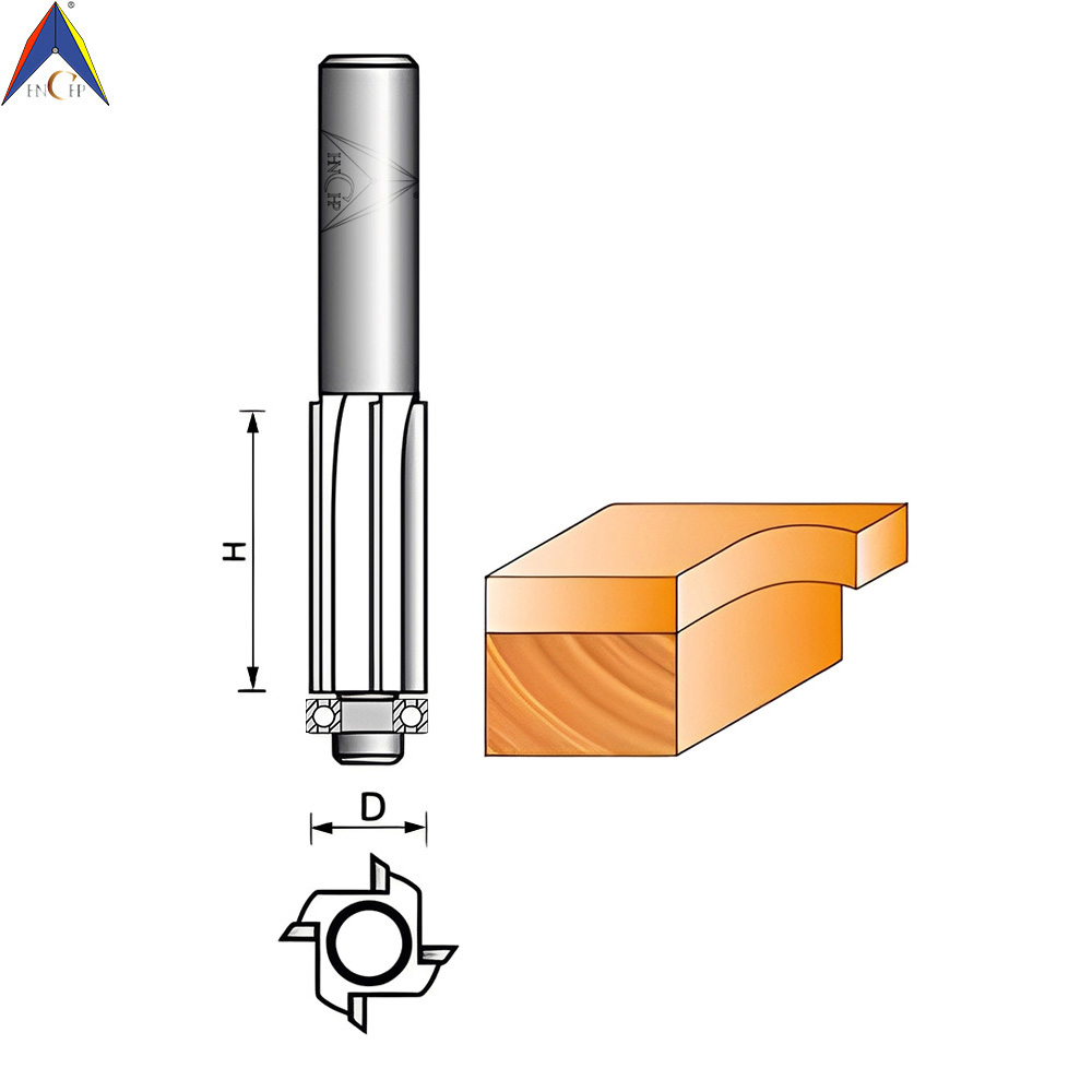 CHP0208 - 4 Flutes Flush Trim Router Bit