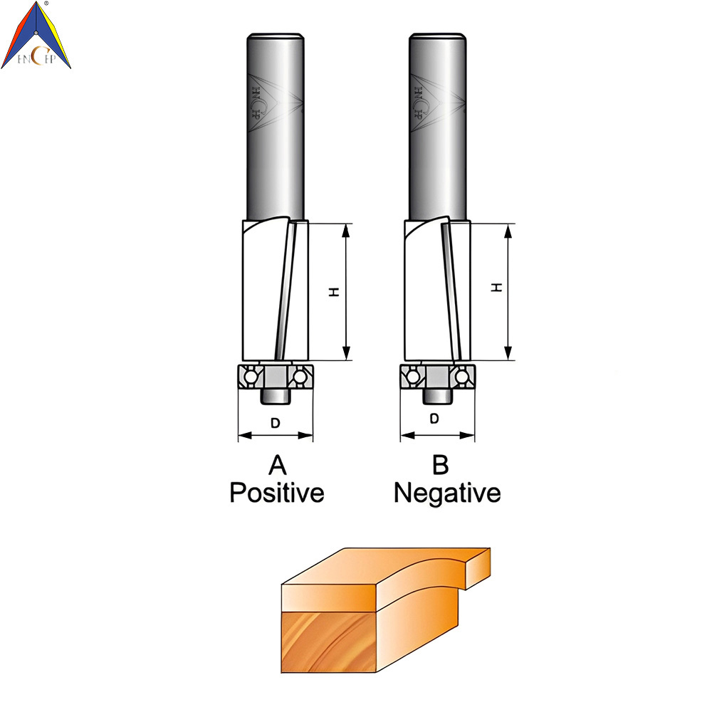 CHP0211 - Flush Trim Router Bit With Flutes Shear