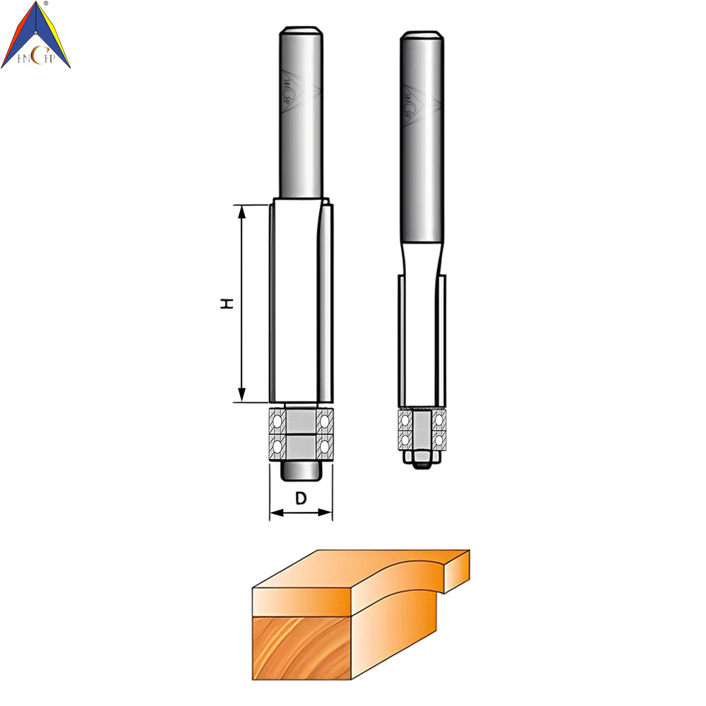 CHP0213 - Flush Trim Router Bit With Two Bearings