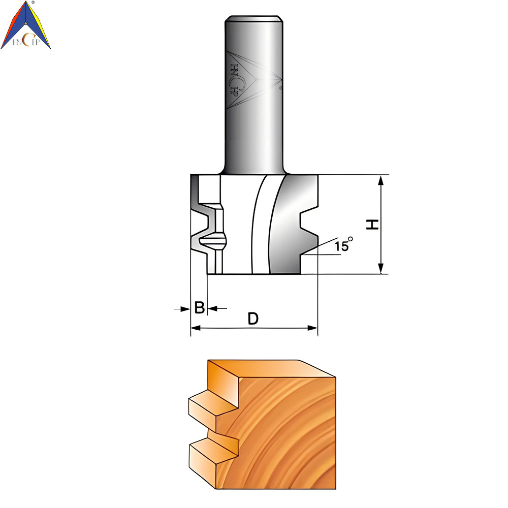 CHP0302 - 15° Glue Joint Router Bit