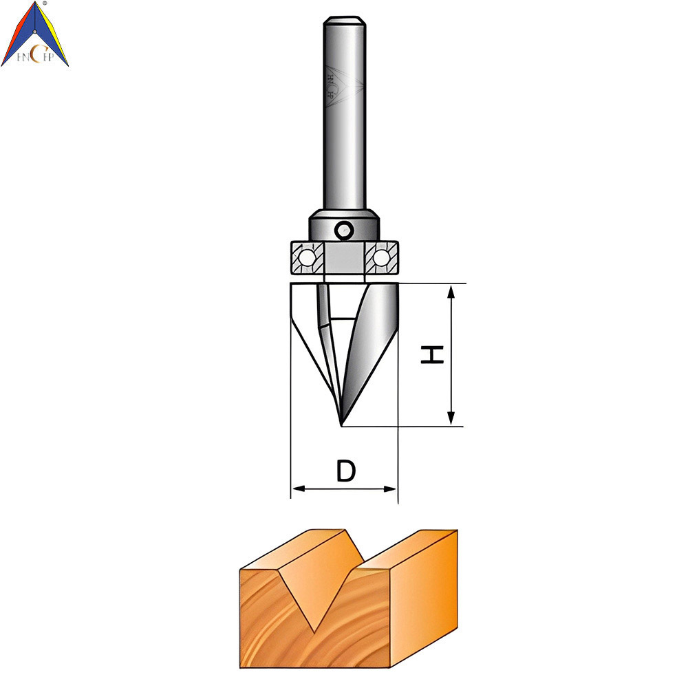 CHP0306 - 3 Flutes Carving Router Bit
