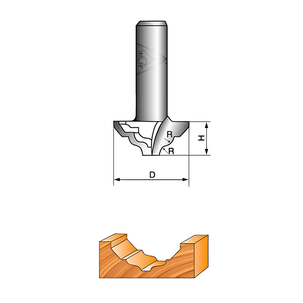 CHP0403 - Bevel Carving Router Bit