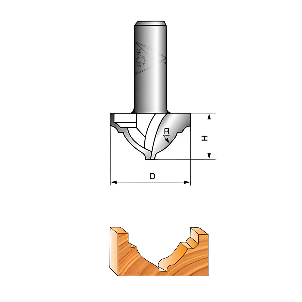CHP0404 - Classical Plunge Router Bit
