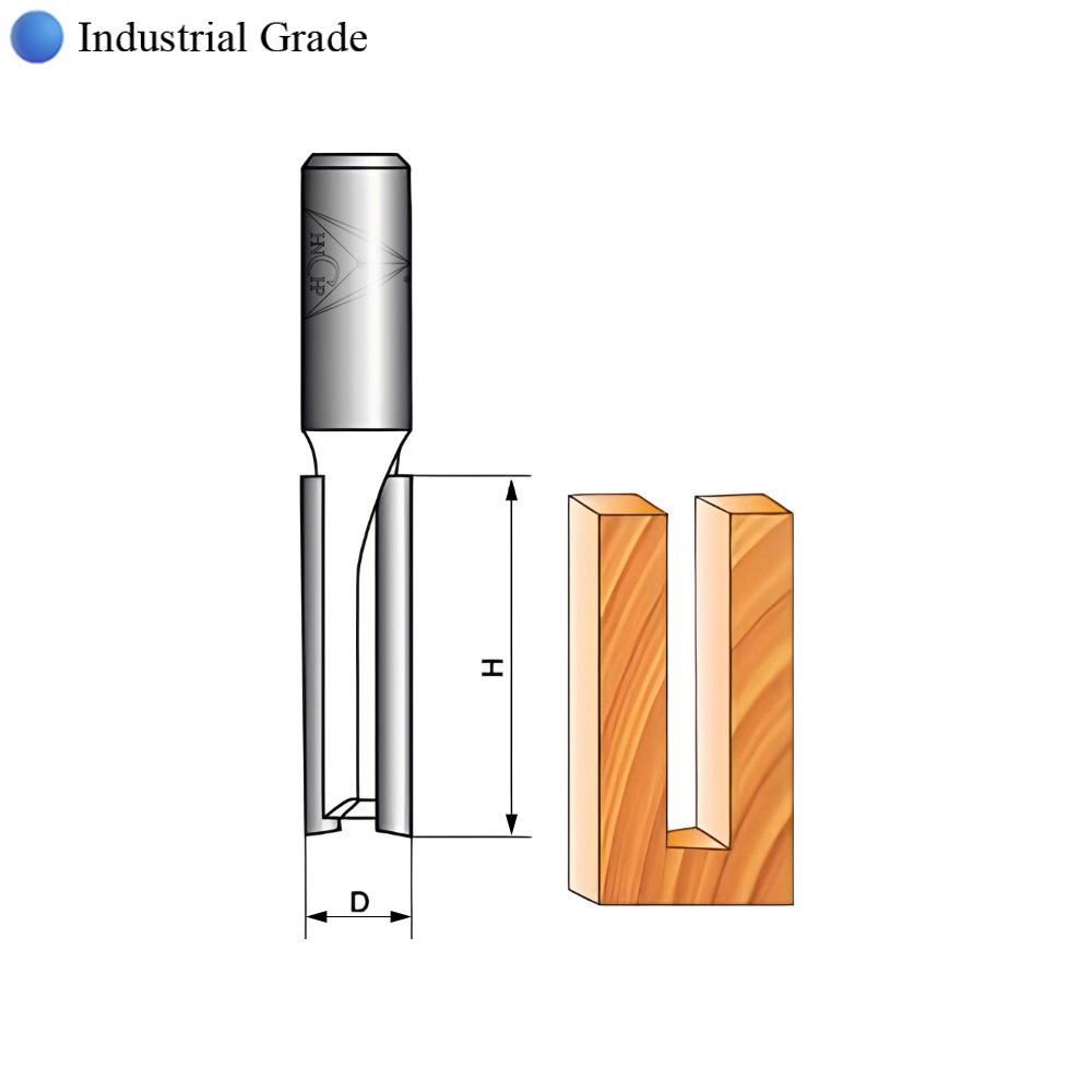 CHP0103 - Long Blade Straight Router Bit (Industrial Grade)