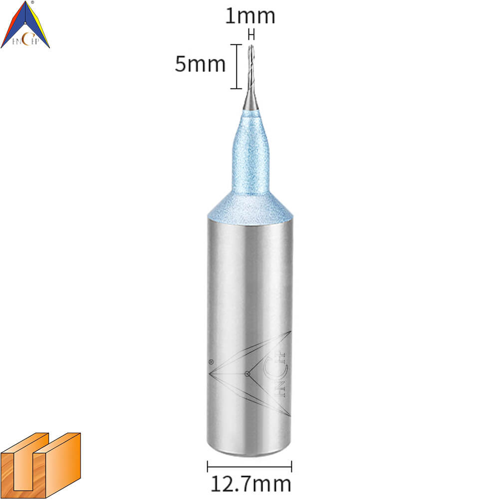 CHP0111L - Solid Carbide Spiral Router Bit (Steel Shank)