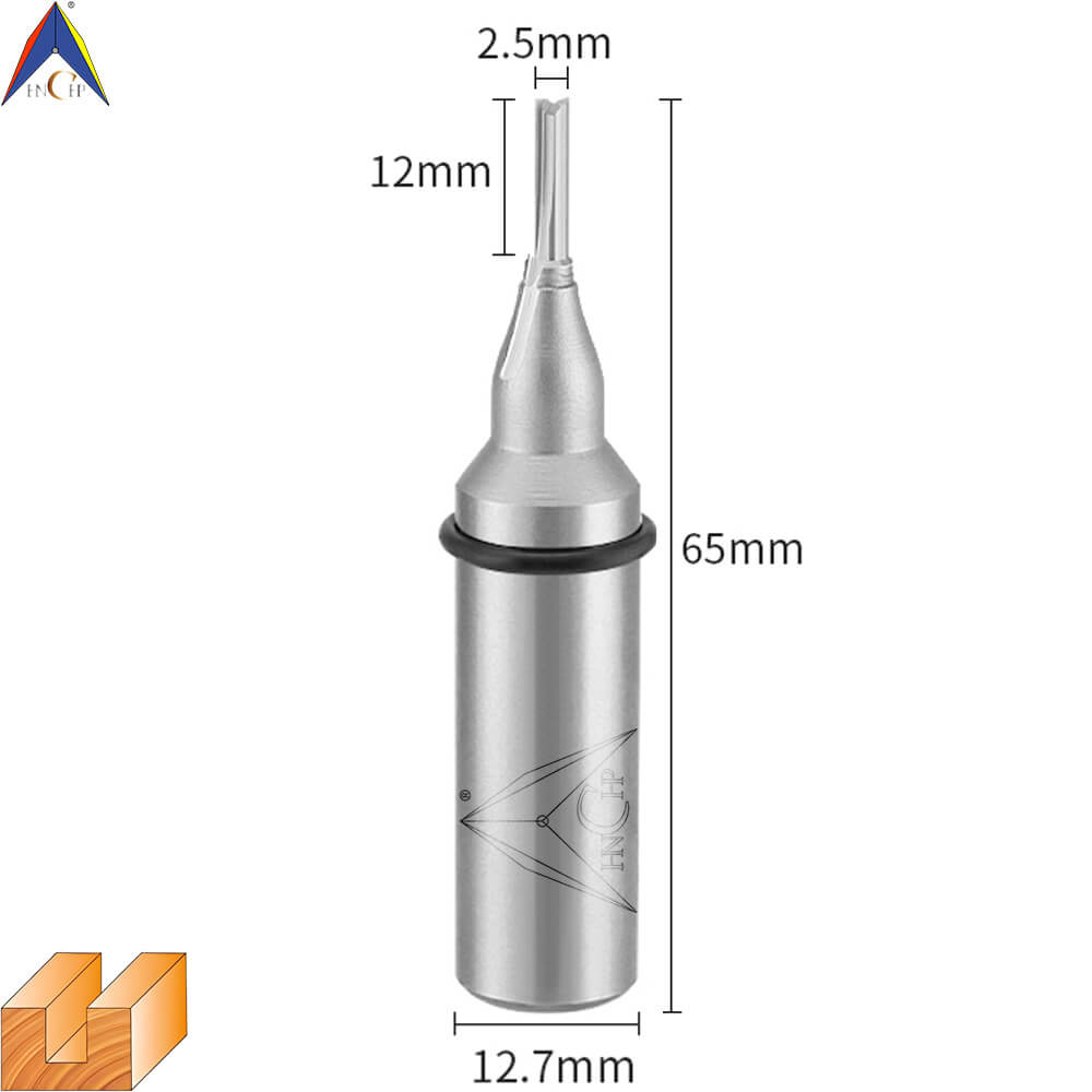 CHP0111 - Solid Carbide Straight Router Bit (Steel Shank)