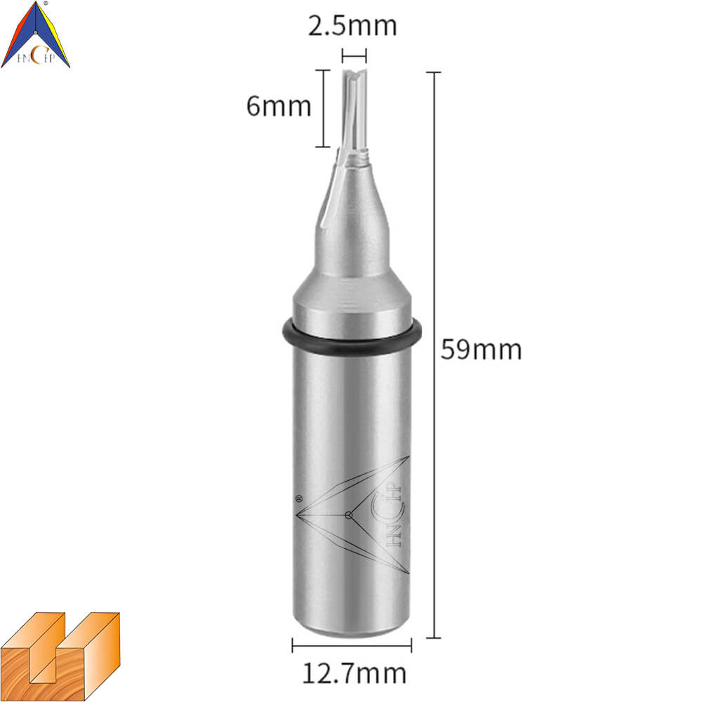 CHP0111 - Solid Carbide Straight Router Bit (Steel Shank)