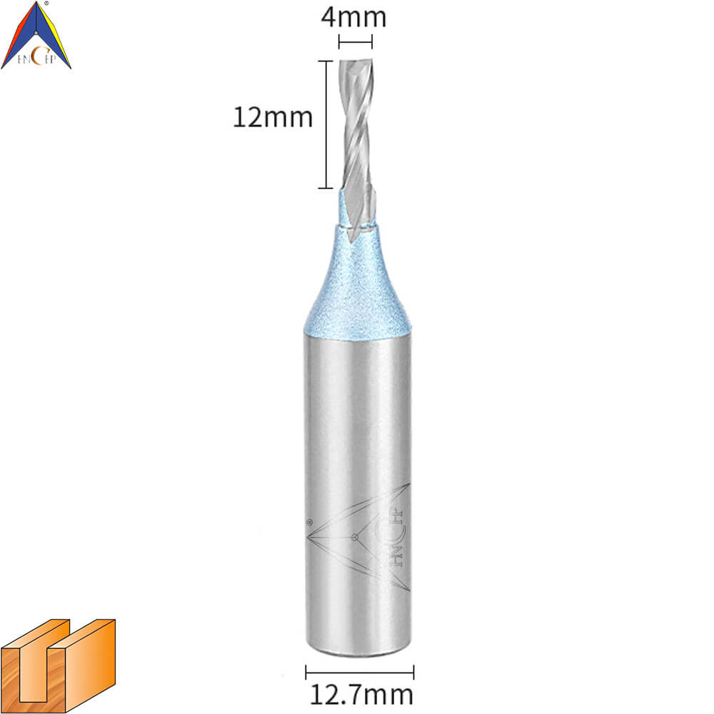 CHP0111L - Solid Carbide Spiral Router Bit (Steel Shank)