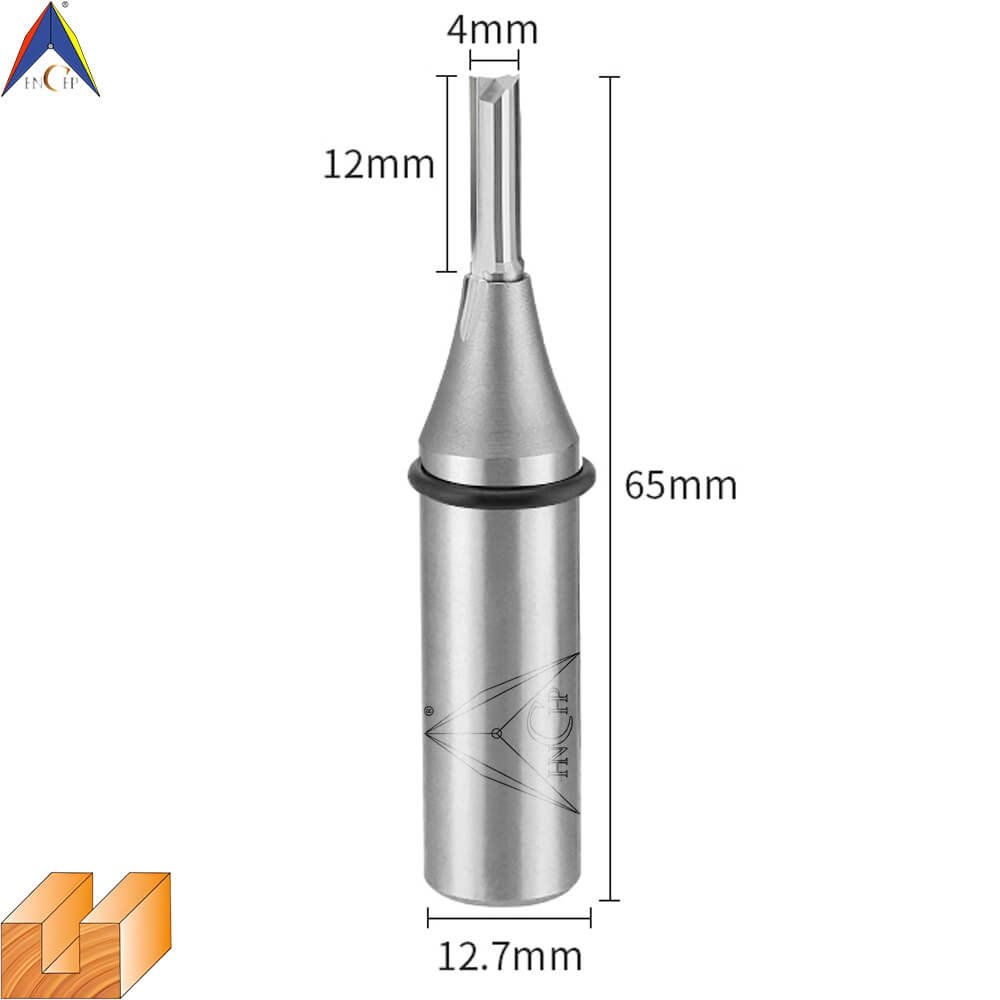 CHP0111 - Solid Carbide Straight Router Bit (Steel Shank)