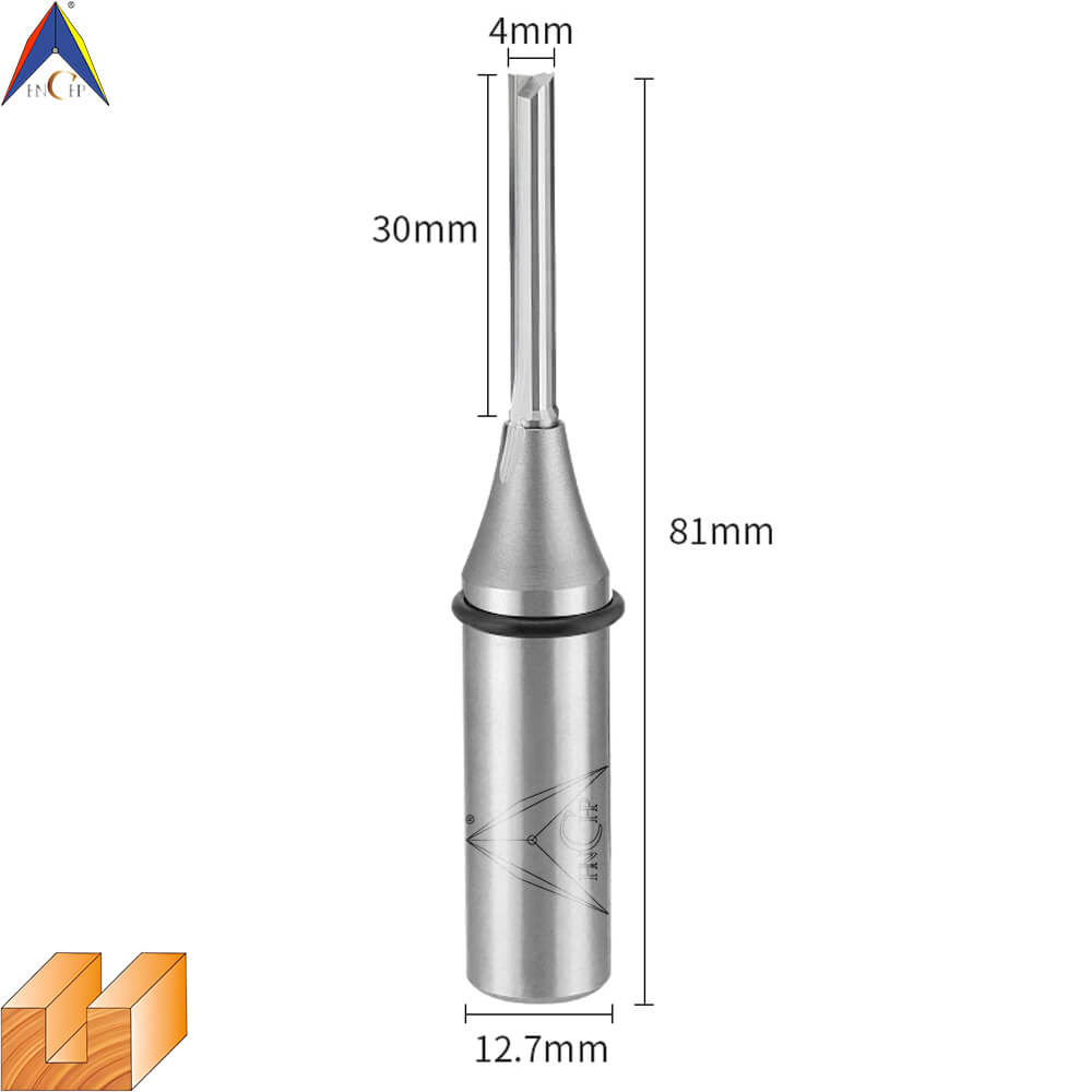 CHP0111 - Solid Carbide Straight Router Bit (Steel Shank)
