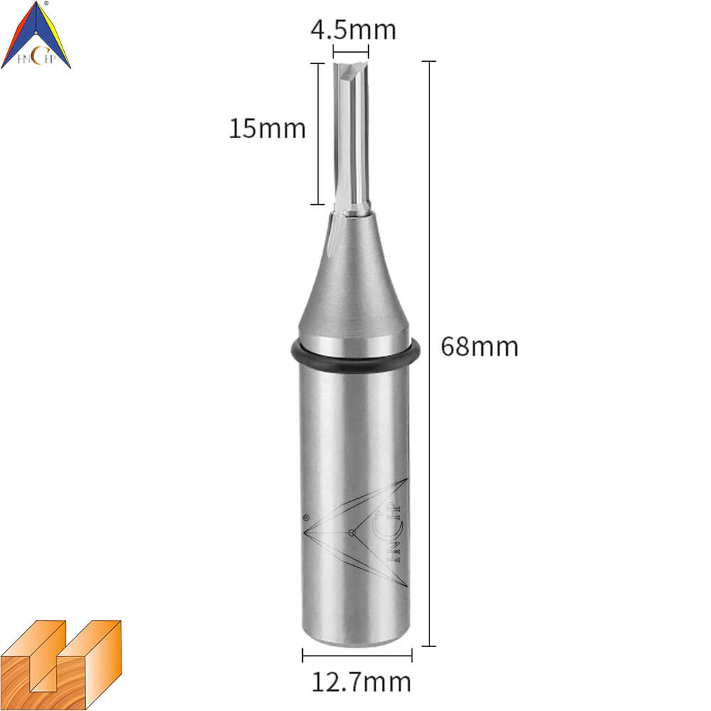 CHP0111 - Solid Carbide Straight Router Bit (Steel Shank)