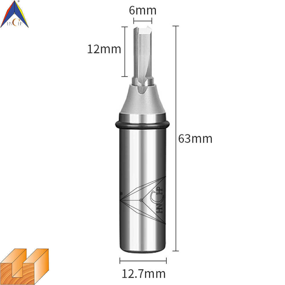 CHP0111 - Solid Carbide Straight Router Bit (Steel Shank)