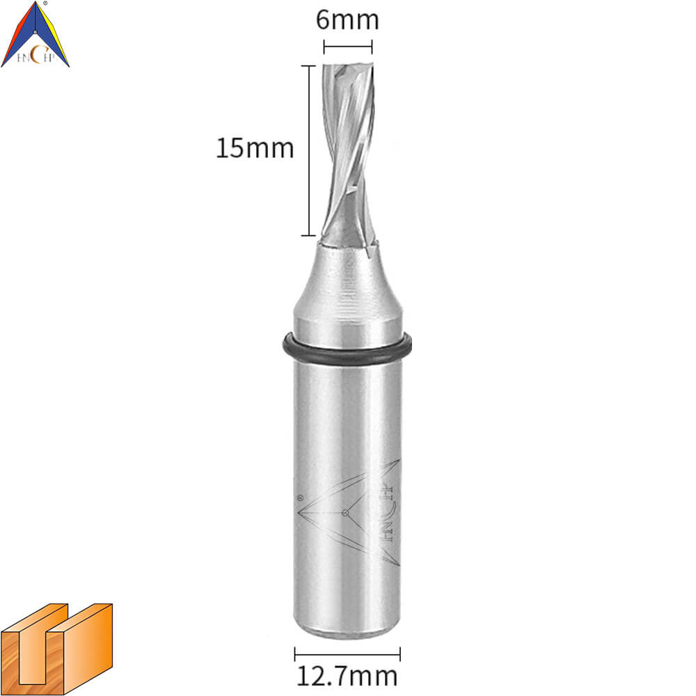 CHP0111L - Solid Carbide Spiral Router Bit (Steel Shank)