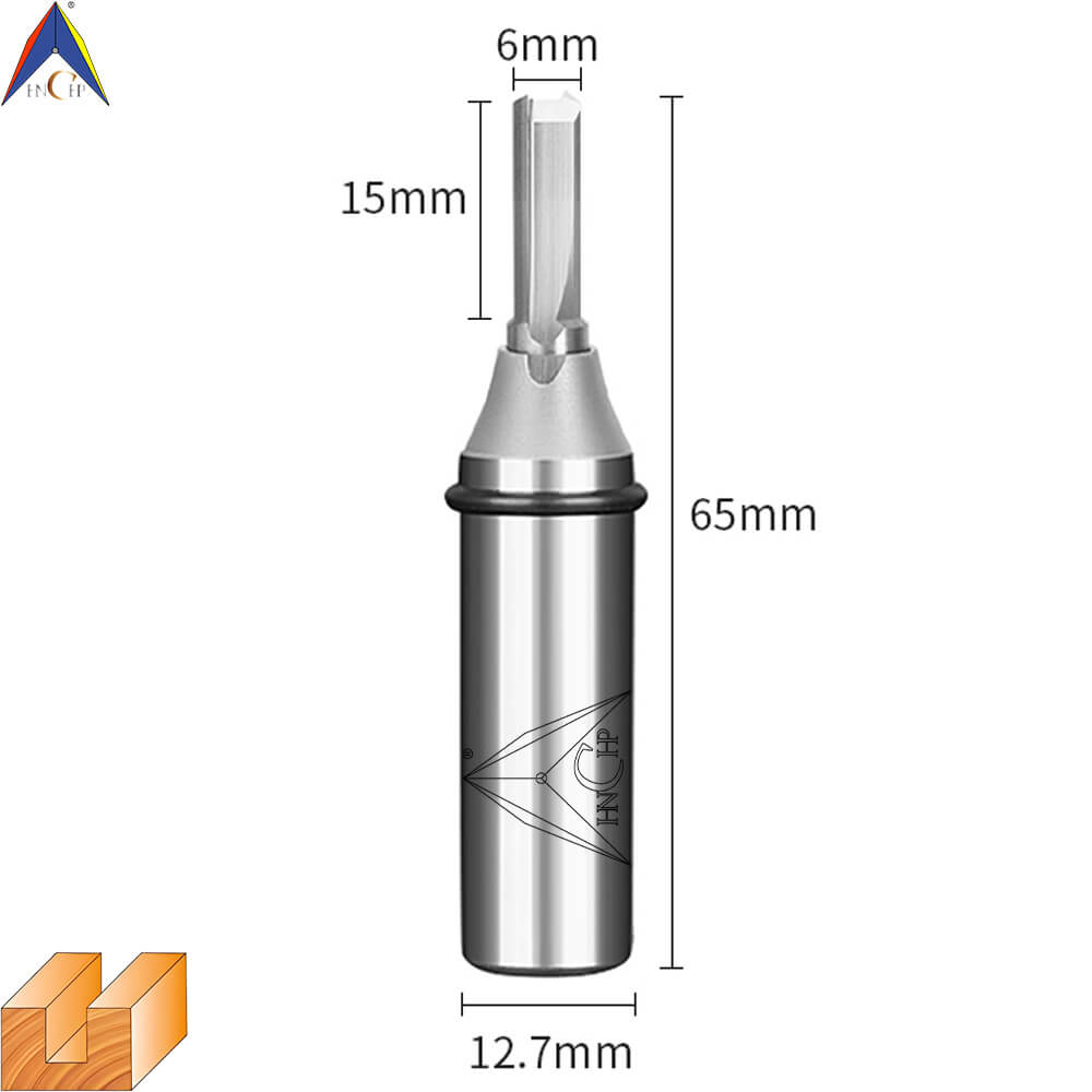 CHP0111 - Solid Carbide Straight Router Bit (Steel Shank)